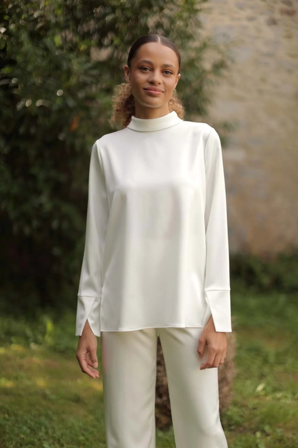 Blouse Claire satin - Image 3
