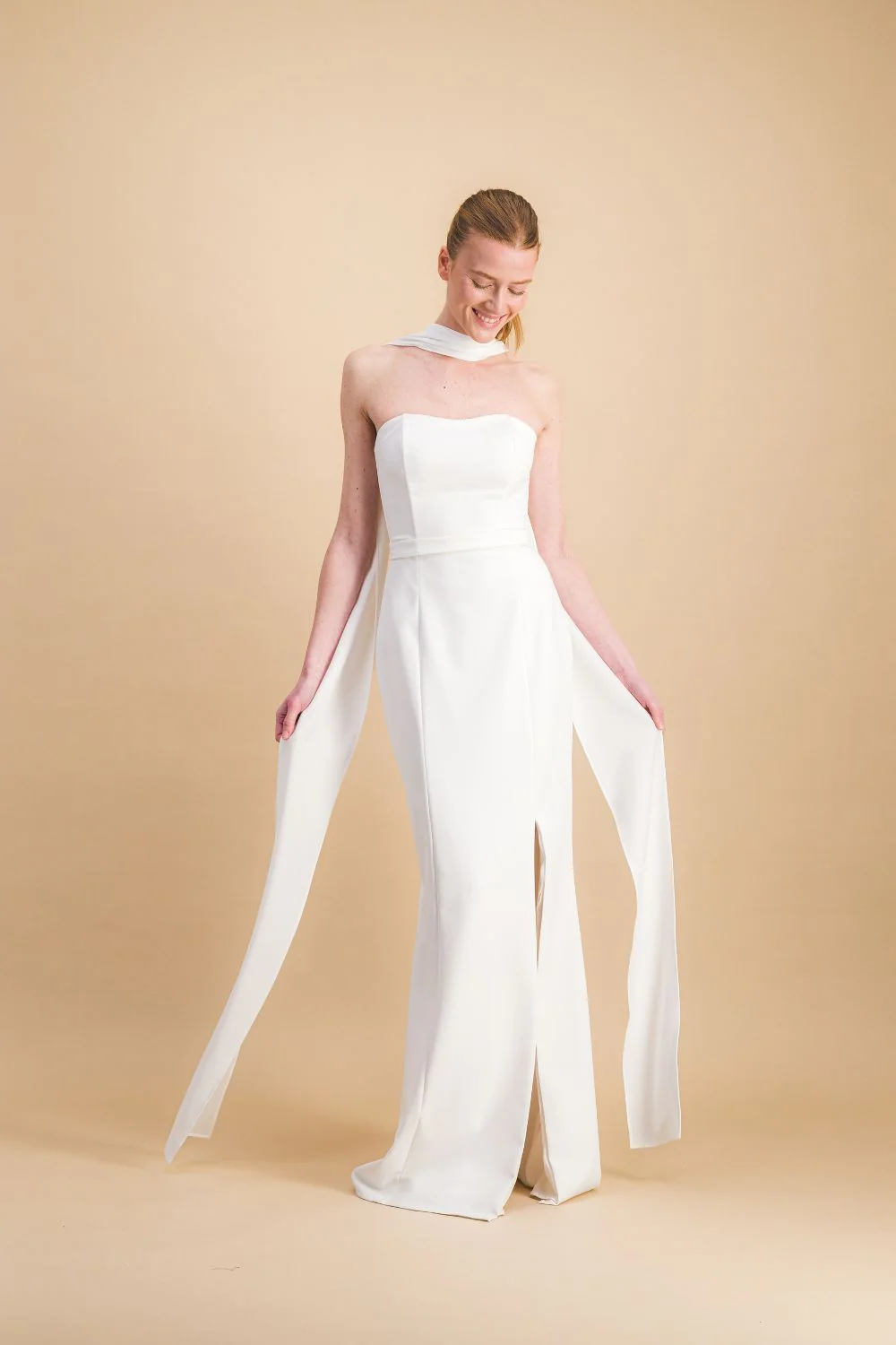Écharpe Danae blanche - Image 3