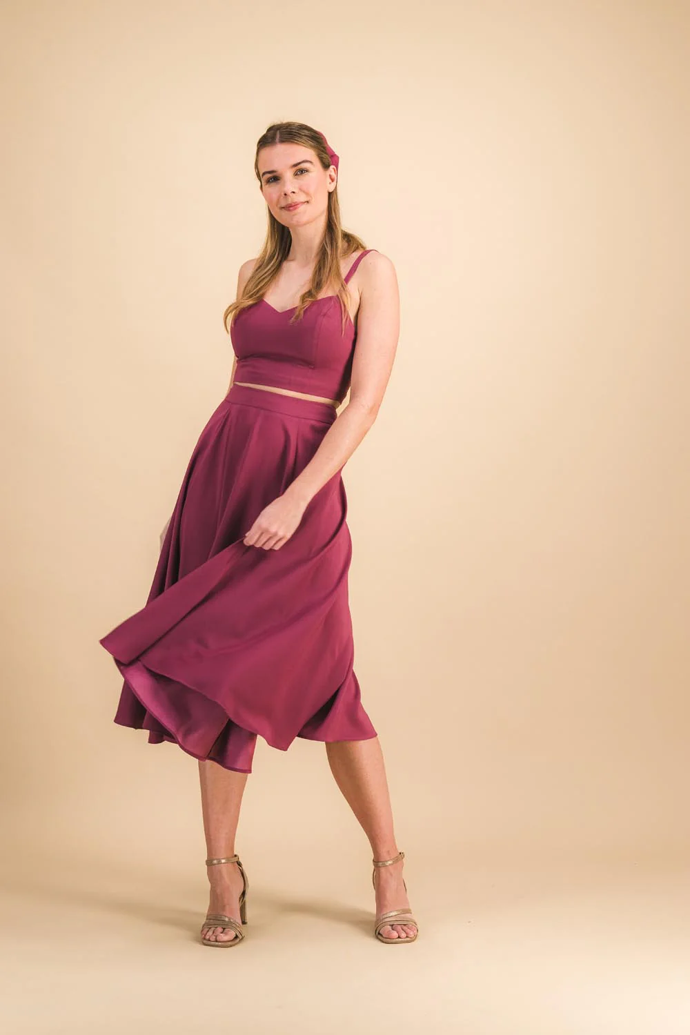 Jupe Albertina purple - Image 3