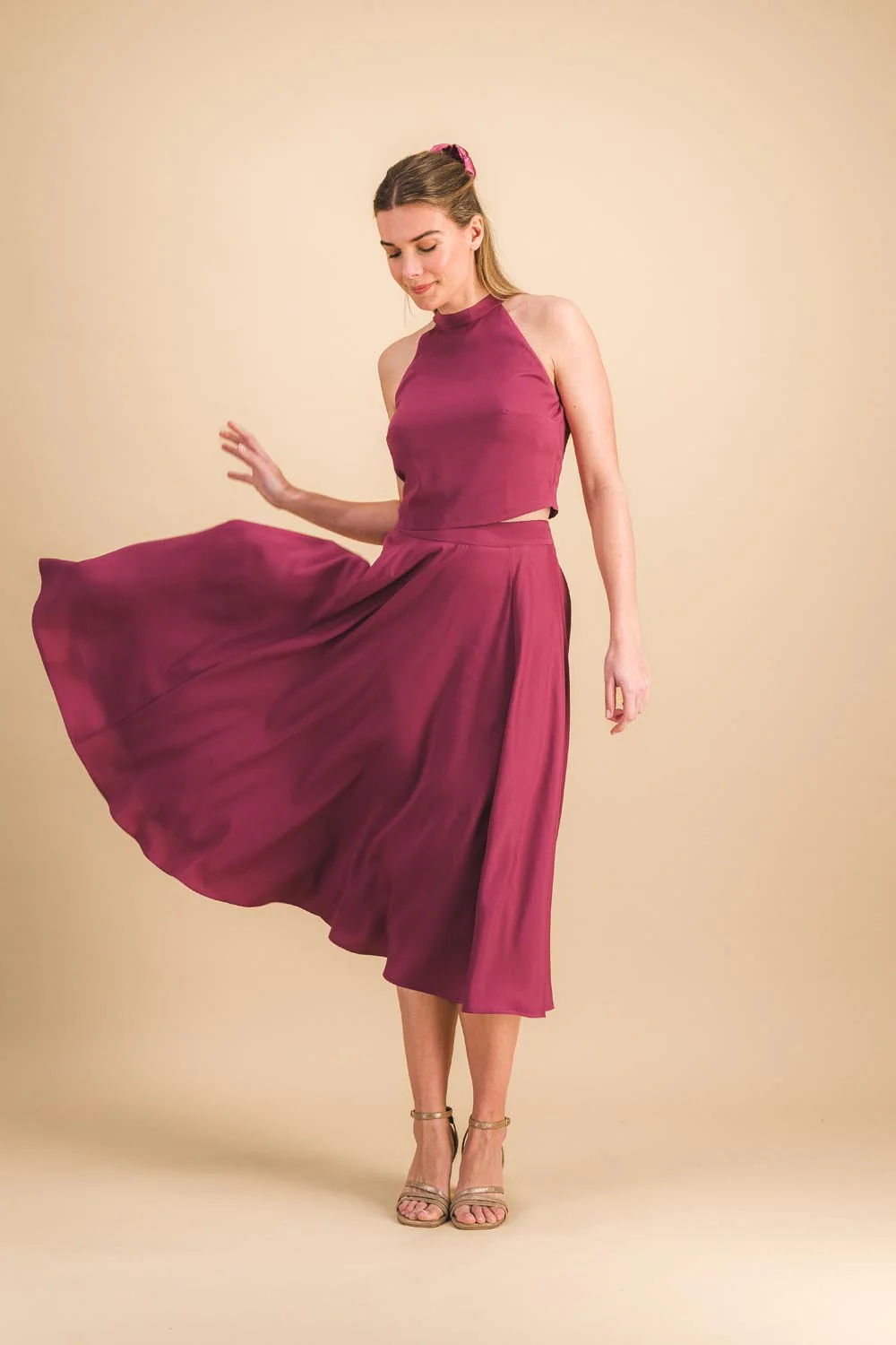 Jupe Albertina purple - Image 4