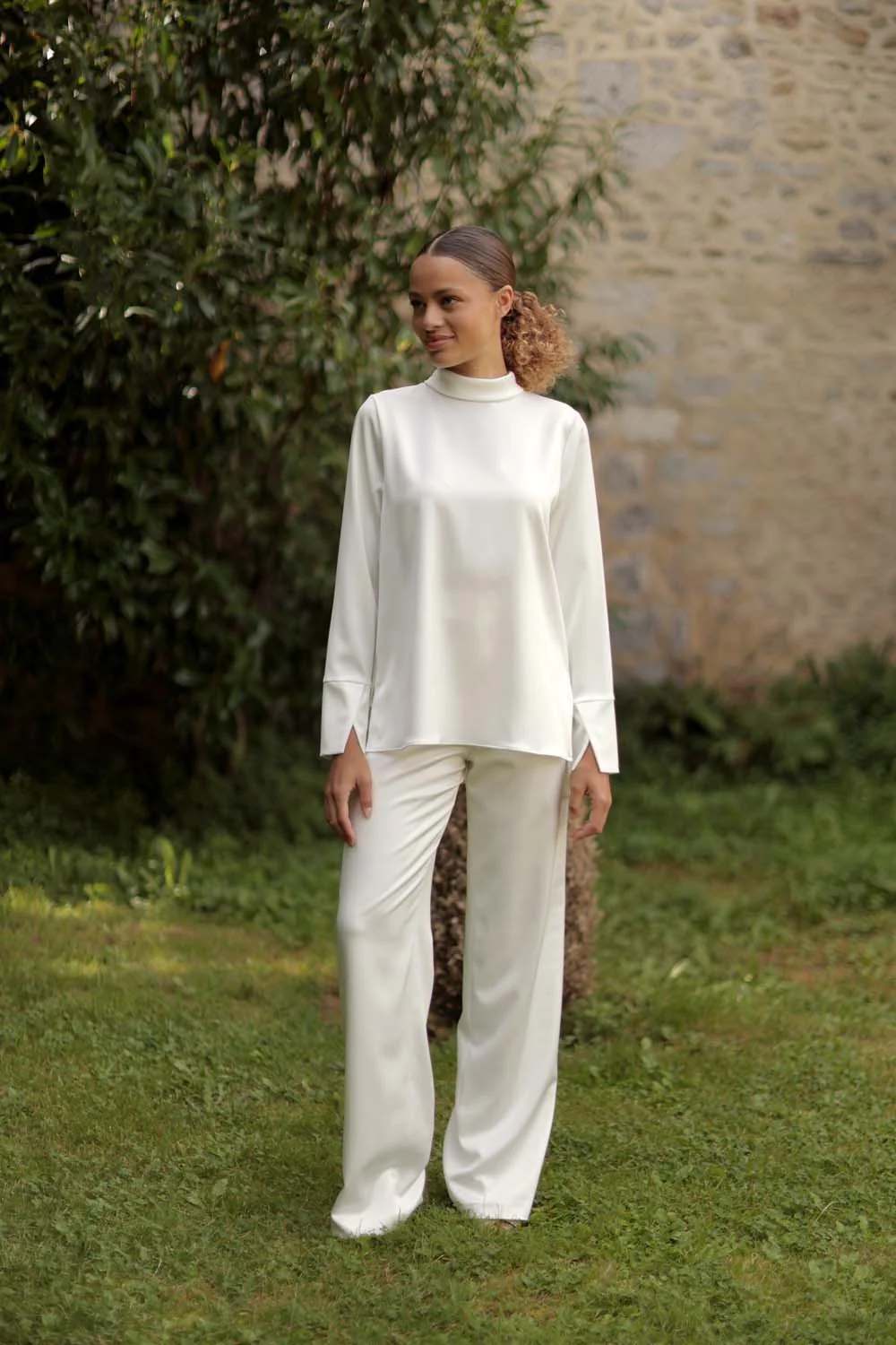 Pantalon Roxane satin - Image 3