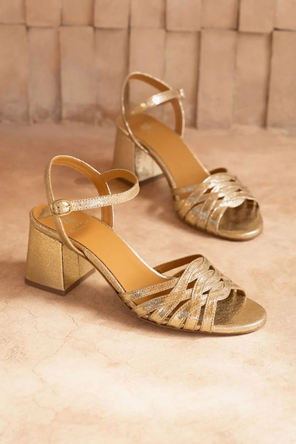 Sandales Dalya or champagne - Image 3